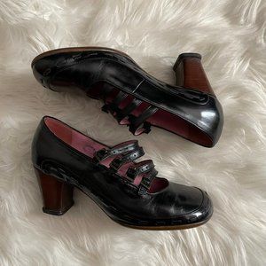Fluevog Operetta Illeana Mary Janes Black Size 10